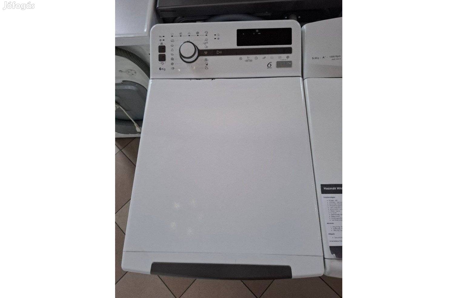 Használt Whirlpool Tdlr 60230 Felültöltős Mosógép [H15984] 3 hó gari